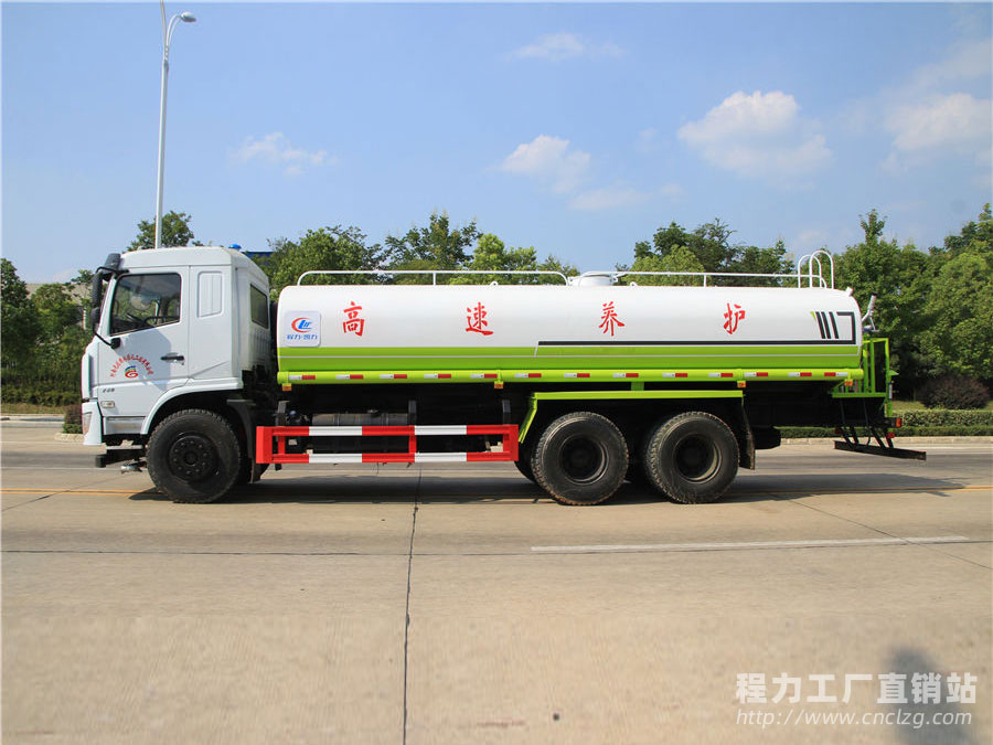 国六东风专底D3L后双桥洒水车