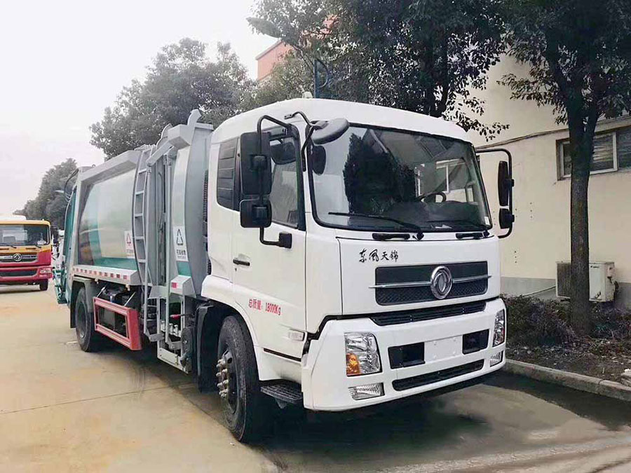 国六7方东风天锦分类分捡垃圾运输车